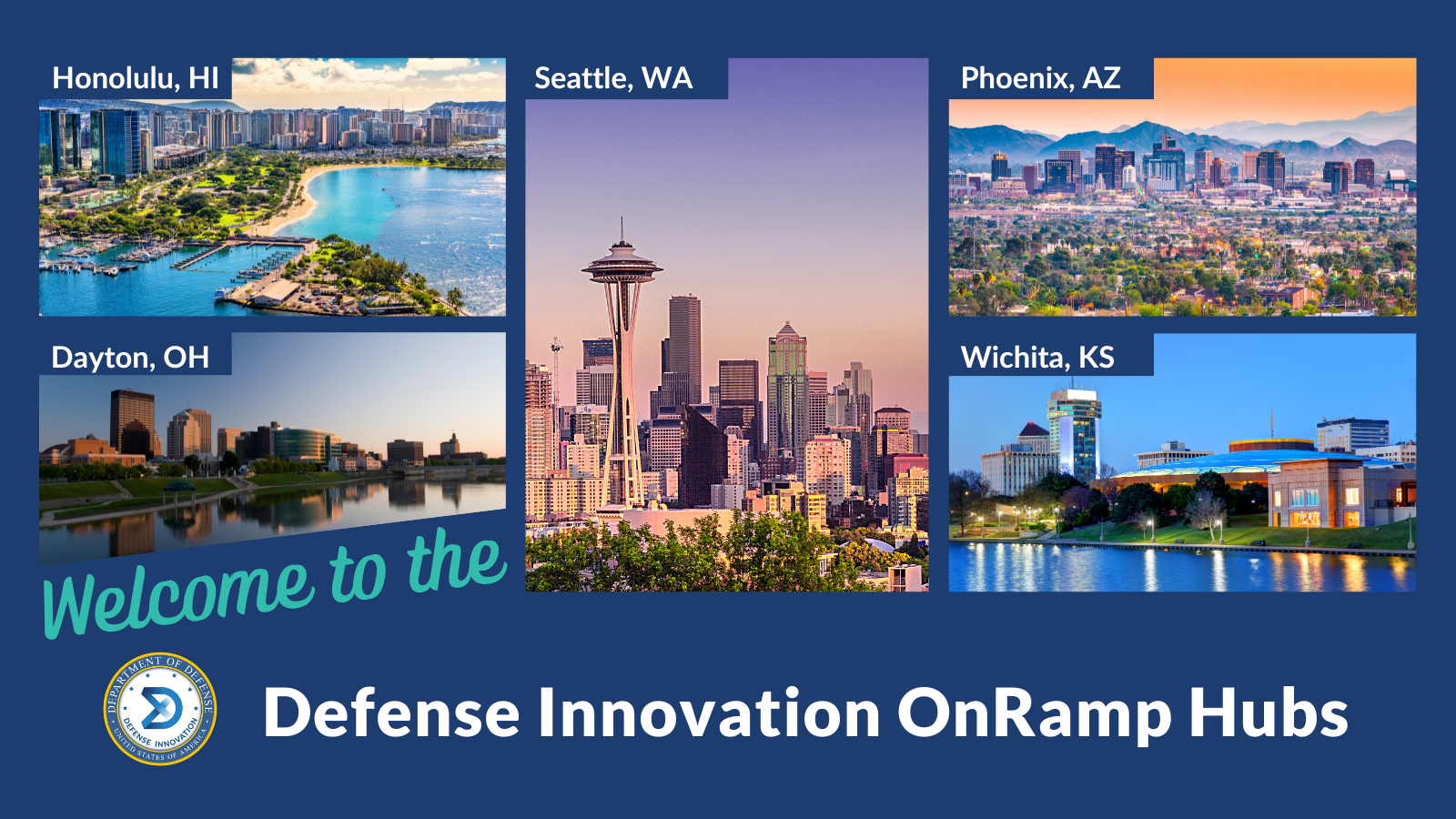 Defense Innovation OnRamp Hubs October 2023