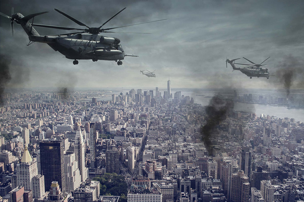 Mass evacuation representation