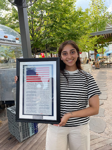 TNSF fellow Hamna Khan received a retired Blood Chit from Joint Personnel Recovery Agency (JPRA) for her exemplary contributions to the team throughout her NSIN fellowship.